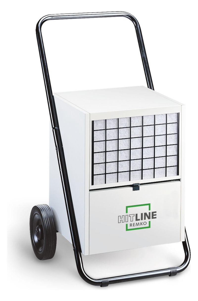 REMKO Mobiler Luftentfeuchter ETF 600 ECO, Frontalansicht, auf weißem Hintergrund