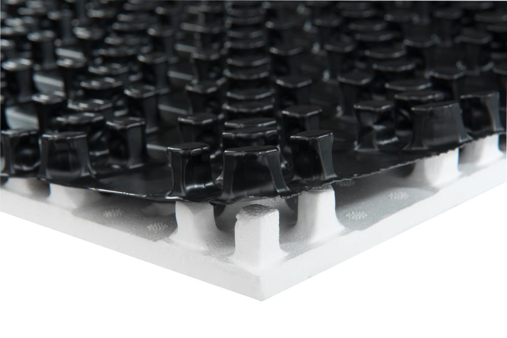 10 - 200 m² Noppensystem Fußbodenheizung Set  – 30-2 mm Dämmung EPS WLG 040 – mit Trittschalldämmung – ALU 16×2 – VA 10 – ohne Regeltechnik