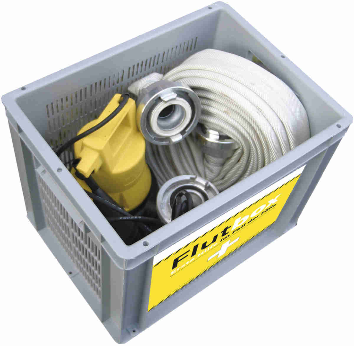 JUNG JP Flutbox, Draufsicht, vor weißem Hintergrund