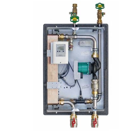 Zewo Frischwasserstation FW-EZ60/ISO, Frontalansicht, vor weißem Hintergrund