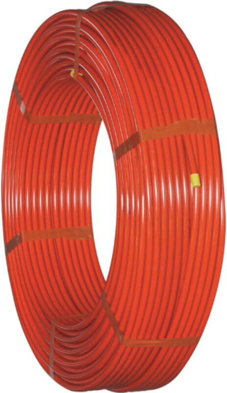 Heizungsrohr PB 12 x 1,3 mm sauerstoffdicht, 200 m Rolle, Seitenansicht vor weißem Hintergrund